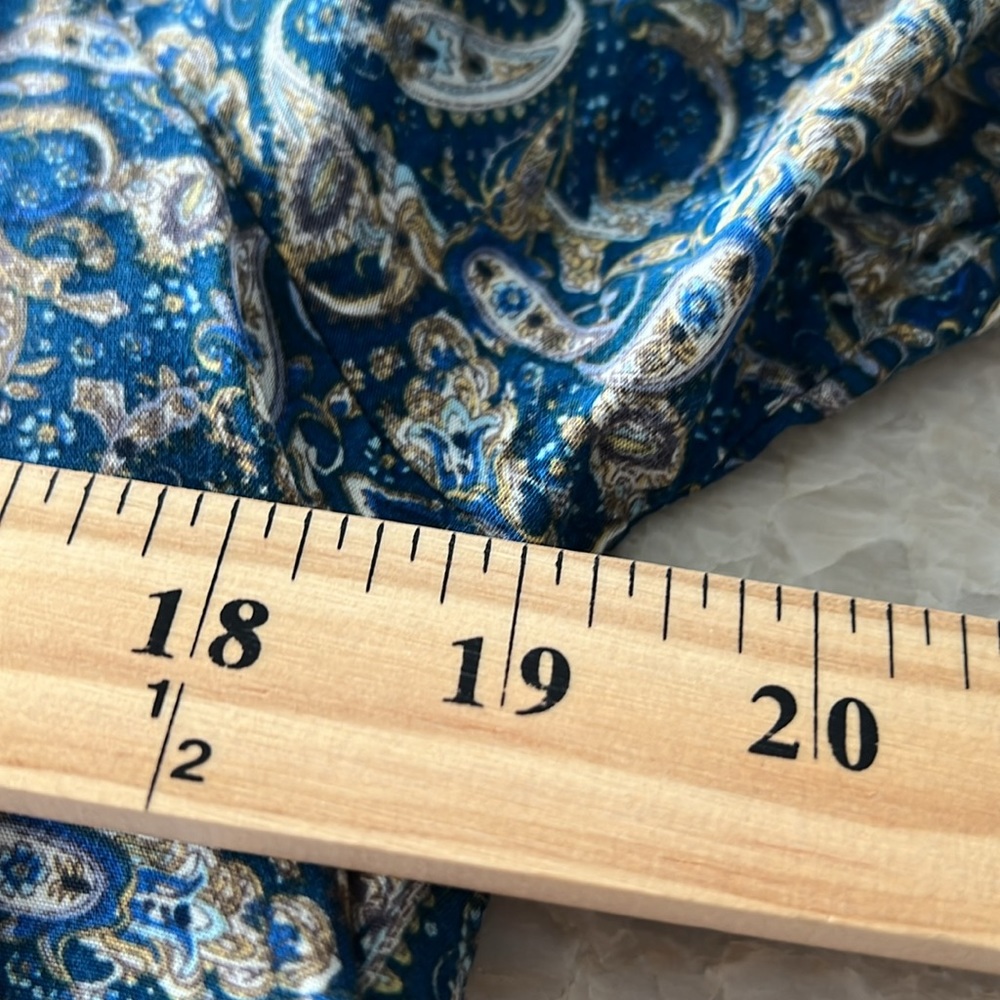 NATURAL LIFE Blue and Orange Mixed Floral Maxi Dress - Picture 8 of 9